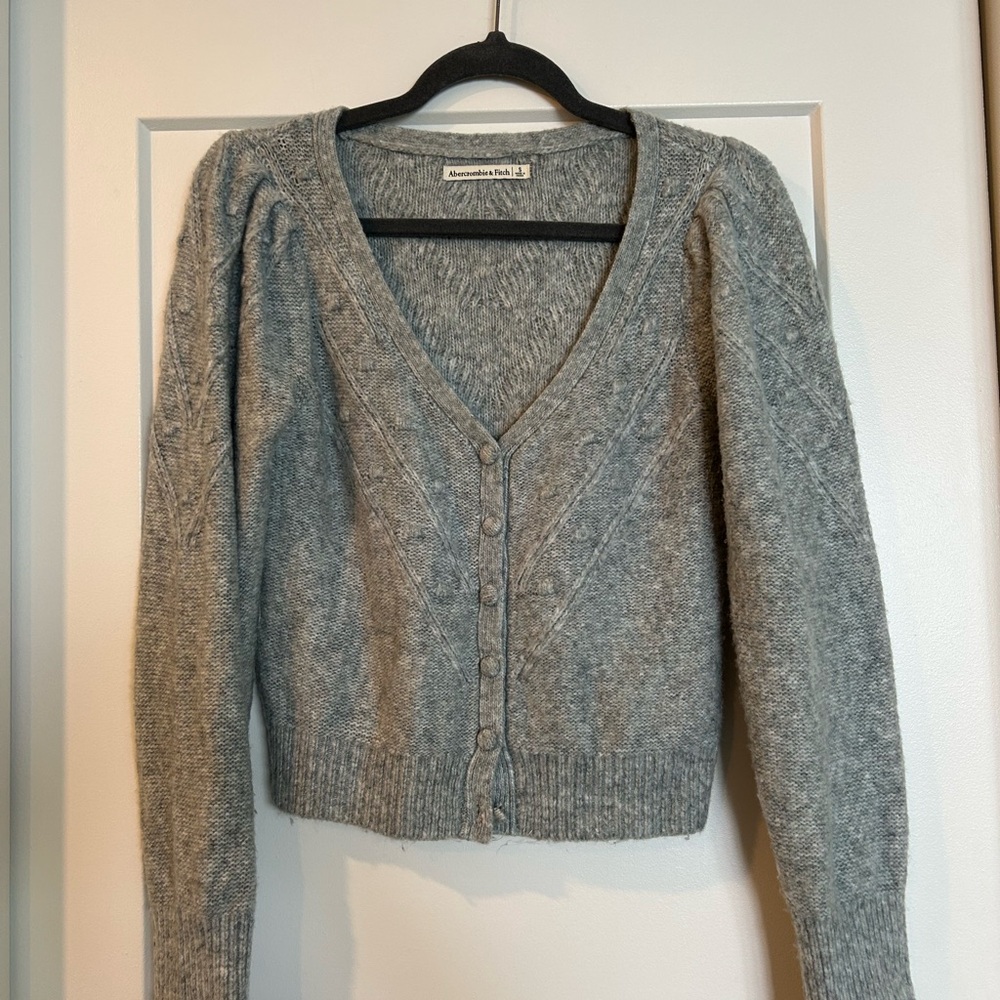 Abercrombie & Fitch Green/Gray Women's cardigan